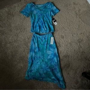 Y2K Studio 1 Two Piece Skirt Set | Size 8 | NWT